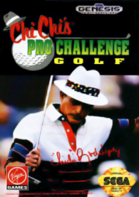 Chi Chi's Pro Challenge Golf Sega Genesis US box art
